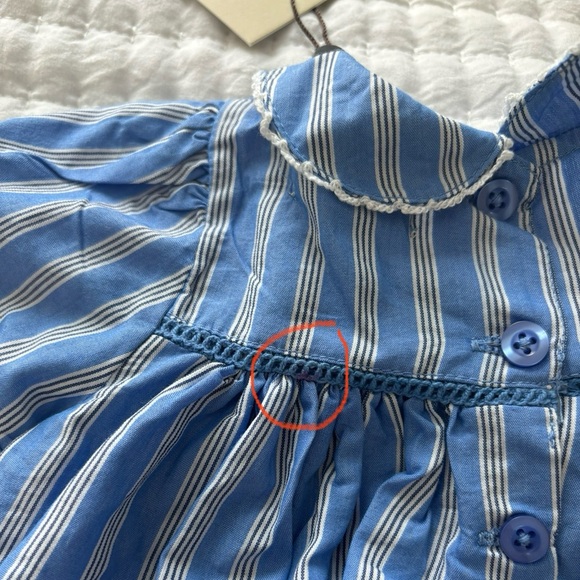Marmar Copenhagen Dulla Dress Cornflower Stripe - Picture 5 of 5